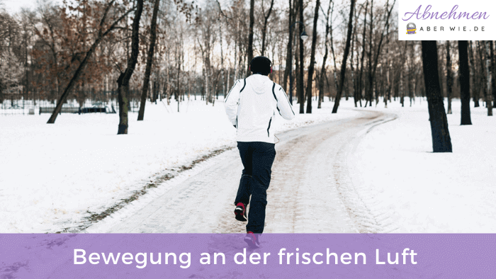 Abnehmen im Winter durch Bewegung an der frischen Luft Beim Abnehmen im Winter hilft viel Bewegung an der frischen Luft
