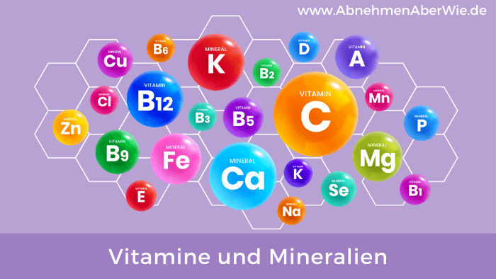 Die wichtigsten Vitamine und Mineralien für den Körper